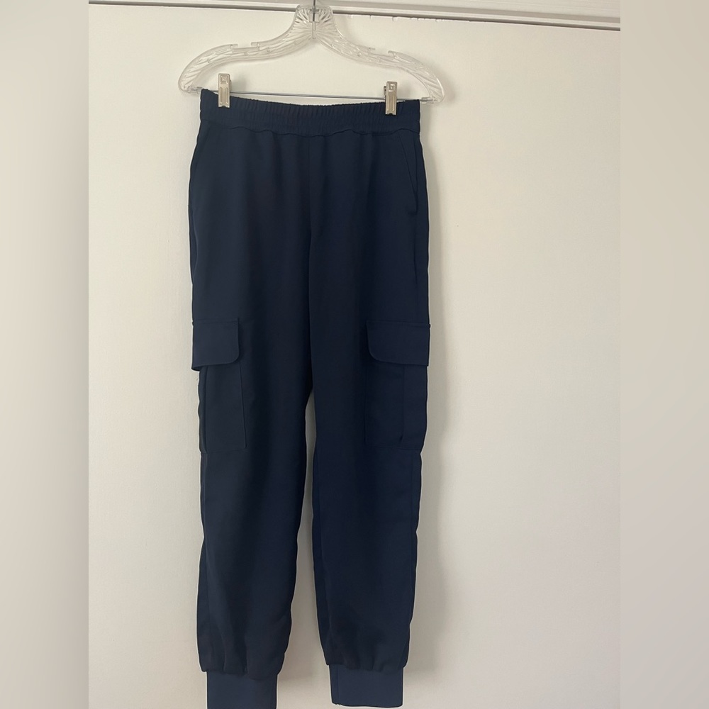 Banana Republic Satin Cargo Joggers